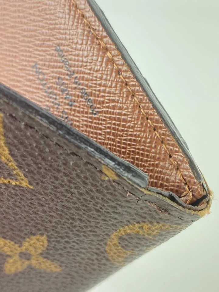 Louis Vuitton Monogram Card Holder Cartes Case 15lva1116