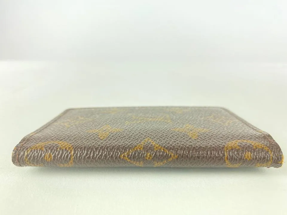 Louis Vuitton Monogram Card Holder Cartes Case 15lva1116