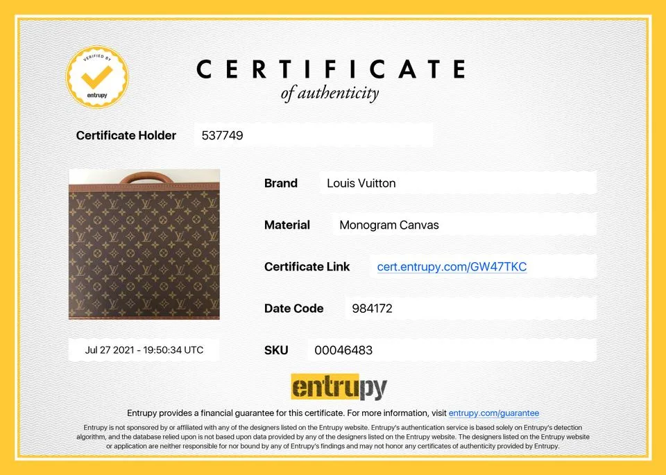 Louis Vuitton Monogram Cotteville 45 Trunk Hard Case Box 826lv75