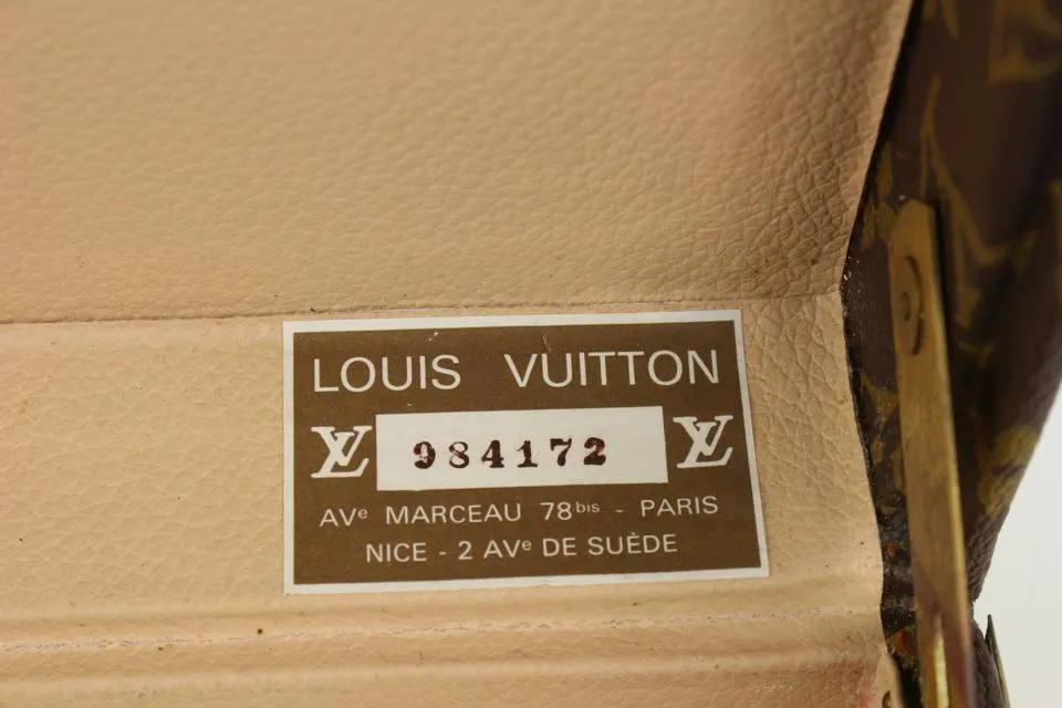 Louis Vuitton Monogram Cotteville 45 Trunk Hard Case Box 826lv75