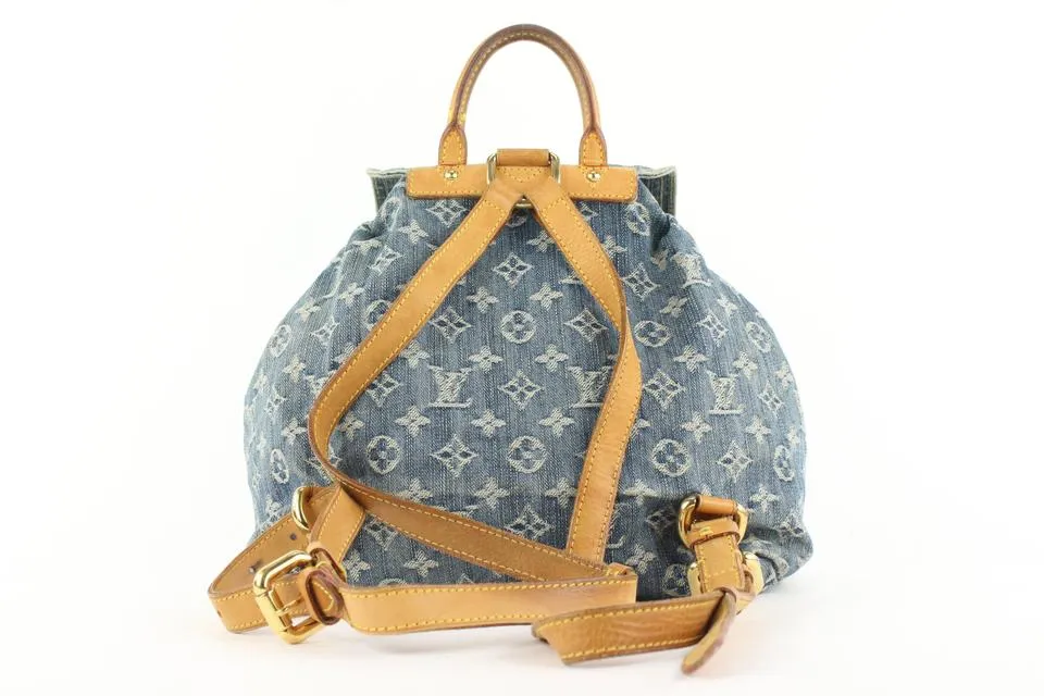 Louis Vuitton Monogram Denim Sac a Dos GM Backpack 934lvs415