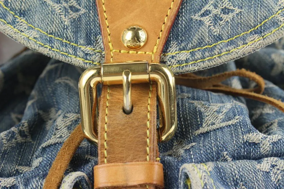 Louis Vuitton Monogram Denim Sac a Dos GM Backpack 934lvs415