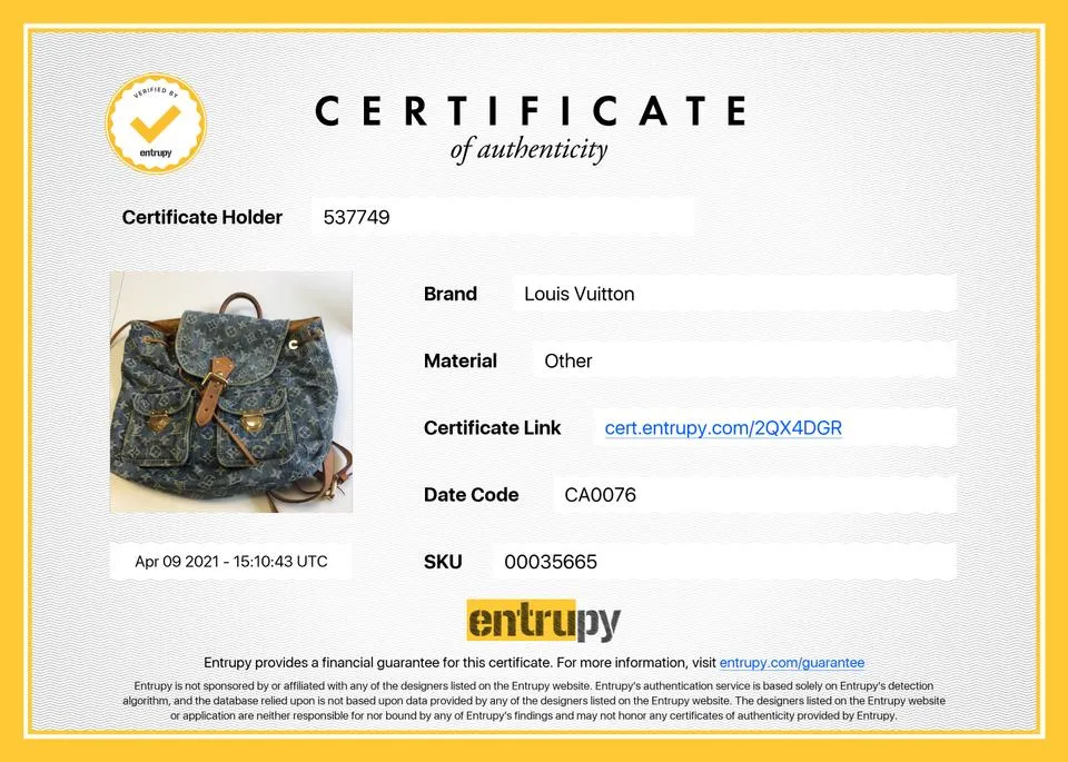 Louis Vuitton Monogram Denim Sac a Dos GM Backpack 934lvs415