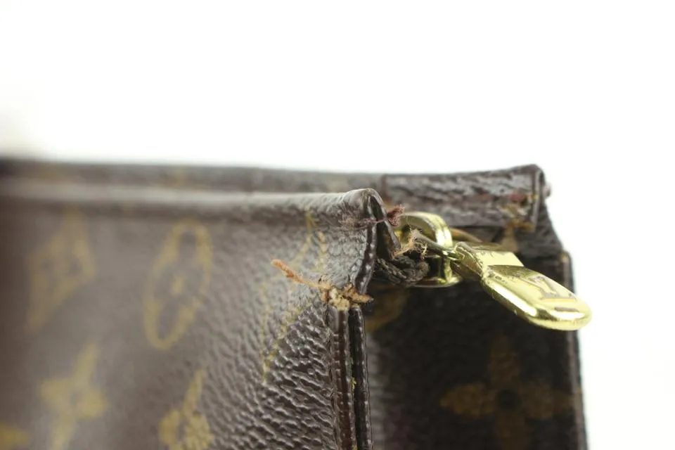 Louis Vuitton Monogram Toiletry Pouch 19 Cosmetic Case Poche Toilette 16lv27