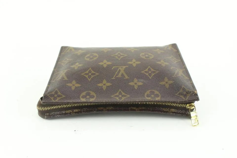 Louis Vuitton Monogram Toiletry Pouch 19 Cosmetic Case Poche Toilette 16lv27