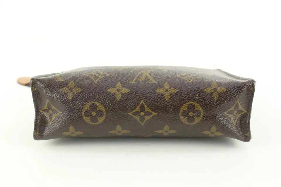 Louis Vuitton Monogram Toiletry Pouch 19 Cosmetic Case Poche Toilette 16lv27