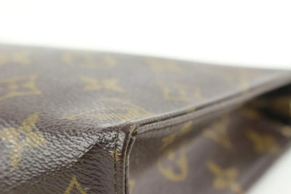 Louis Vuitton Monogram Toiletry Pouch 19 Cosmetic Case Poche Toilette 16lv27