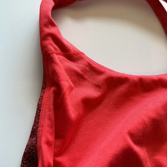 Lululemon Energy Bra Ombré Speckle Thermal Red Size 10