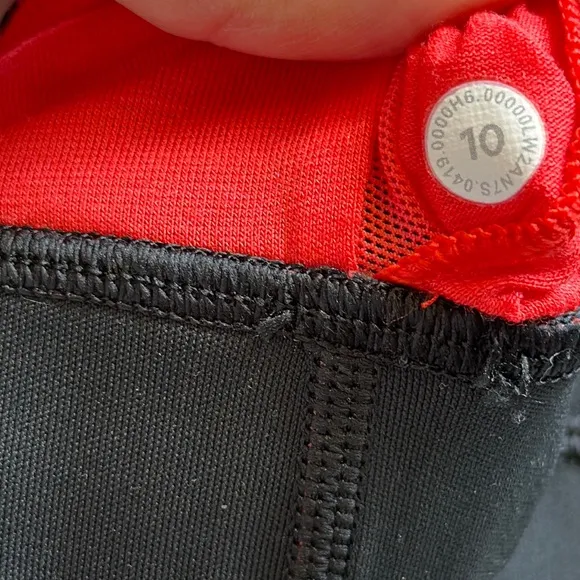 Lululemon Energy Bra Ombré Speckle Thermal Red Size 10