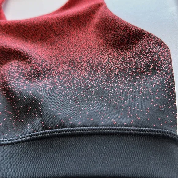 Lululemon Energy Bra Ombré Speckle Thermal Red Size 10