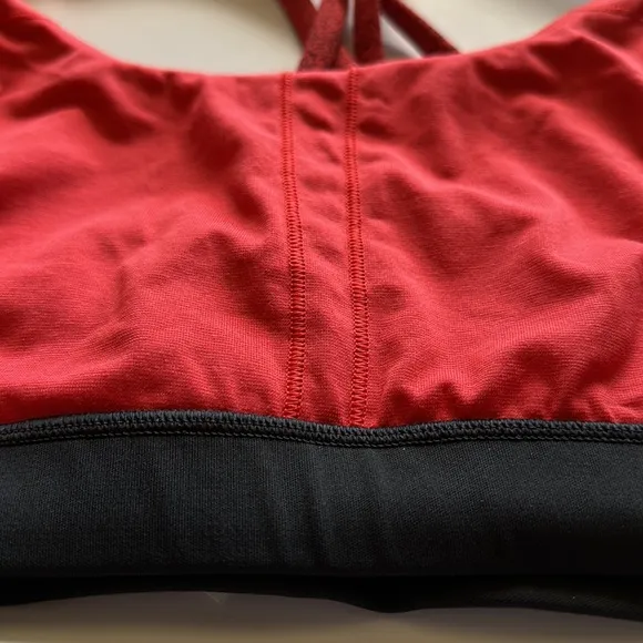 Lululemon Energy Bra Ombré Speckle Thermal Red Size 10