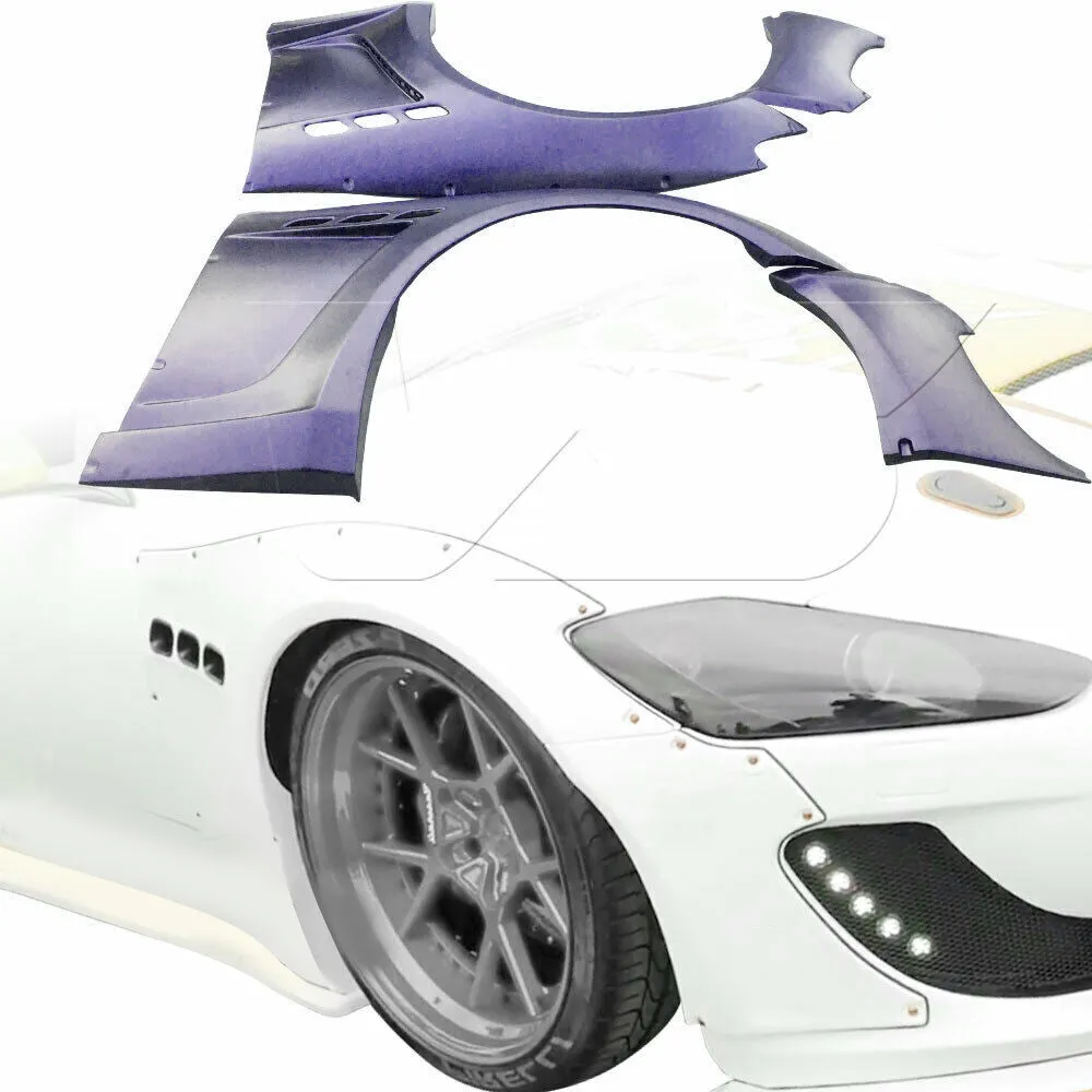 LW Spoiler Front Wide Body Flares 40mm Fits Maserati GranTurismo 08 -17