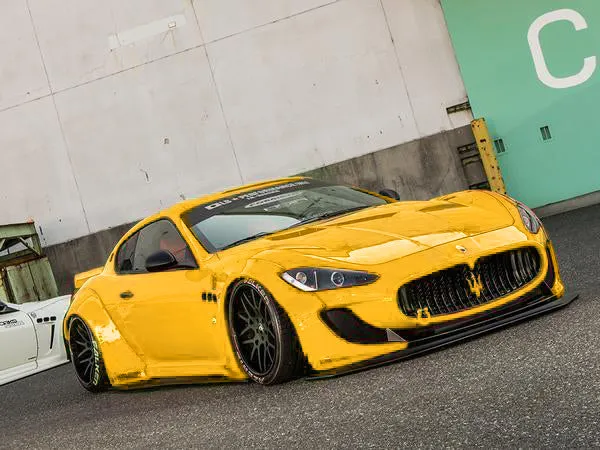 LW Spoiler Front Wide Body Flares 40mm Fits Maserati GranTurismo 08 -17
