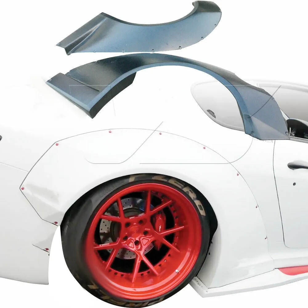 LW Wide Body Rear Fender Flares Fits Maserati GranTurismo 08 -17 60mm