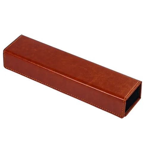 Magnetic Dice Vault - Brown Leatherette