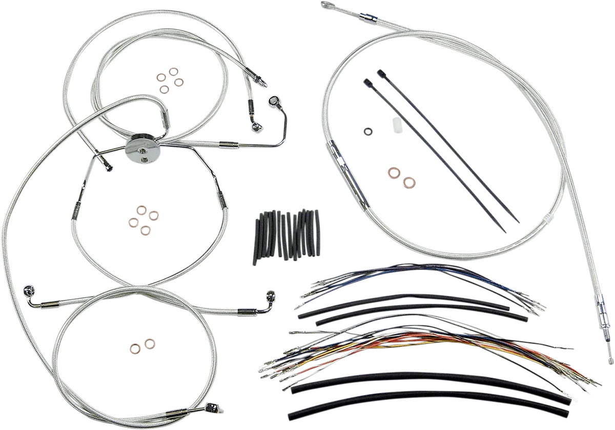 Magnum 387321 Sterling Chromite II Handlebar Installation Kit for 12-14in. Ape