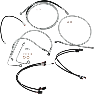 Magnum 387821 Sterling Chromite II Handlebar Installation Kit for 12-14in. Ape
