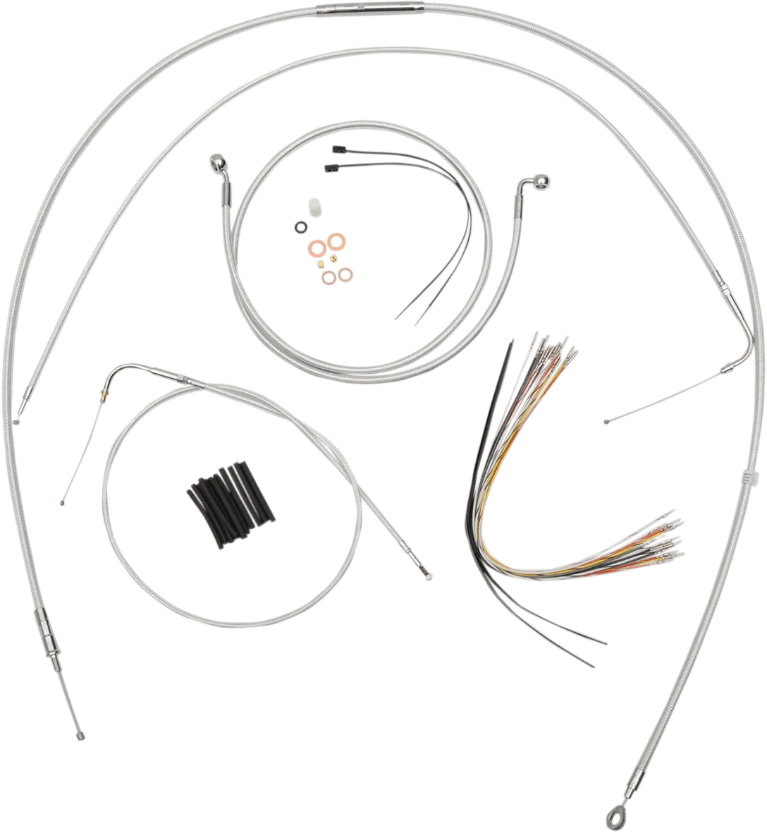 Magnum 387821 Sterling Chromite II Handlebar Installation Kit for 12-14in. Ape