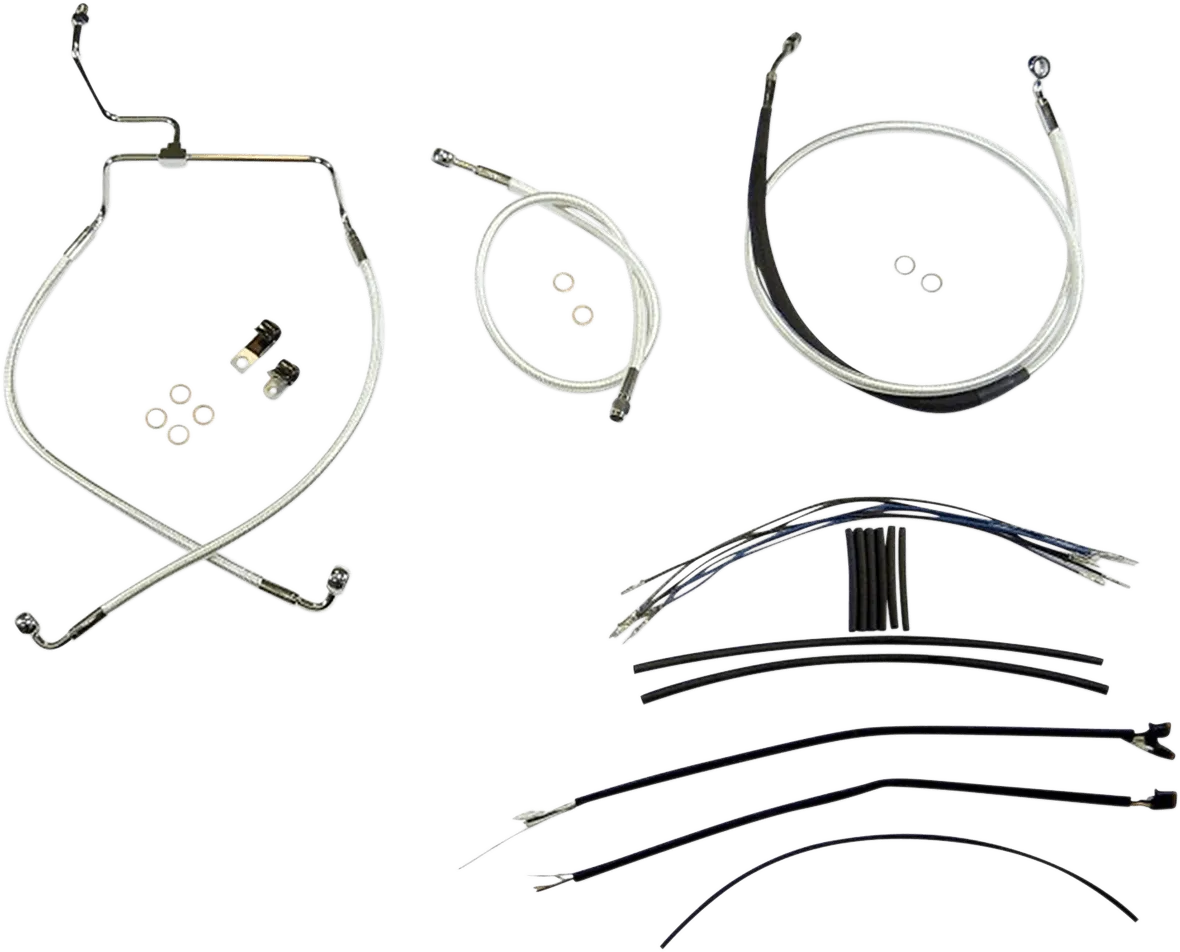 Magnum 387861 Sterling Chromite II Handlebar Installation Kit for 12-14in. Ape