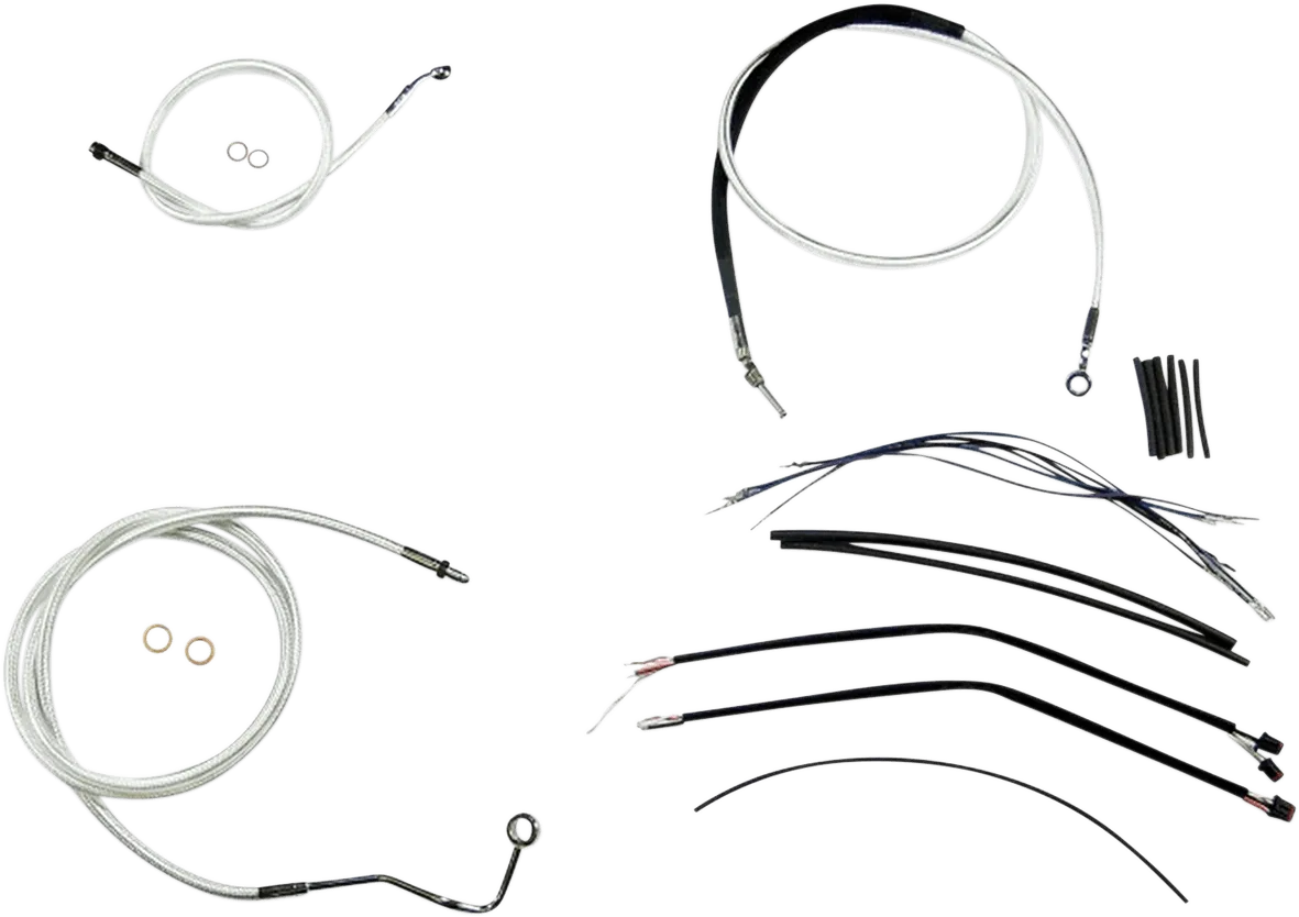 Magnum 387883 Sterling Chromite II Handlebar Installation Kit for 18-20in. Ape