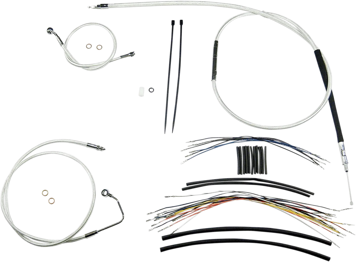 Magnum 387932 Sterling Chromite II Handlebar Installation Kit for 15-17in. Ape