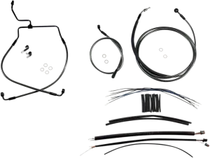 Magnum 487911 Black Pearl Handlebar Installation Kit for 12-14in. Ape