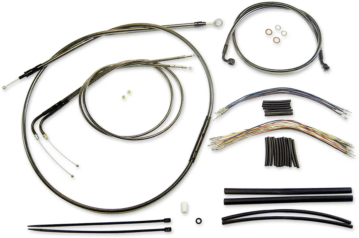 Magnum 487911 Black Pearl Handlebar Installation Kit for 12-14in. Ape