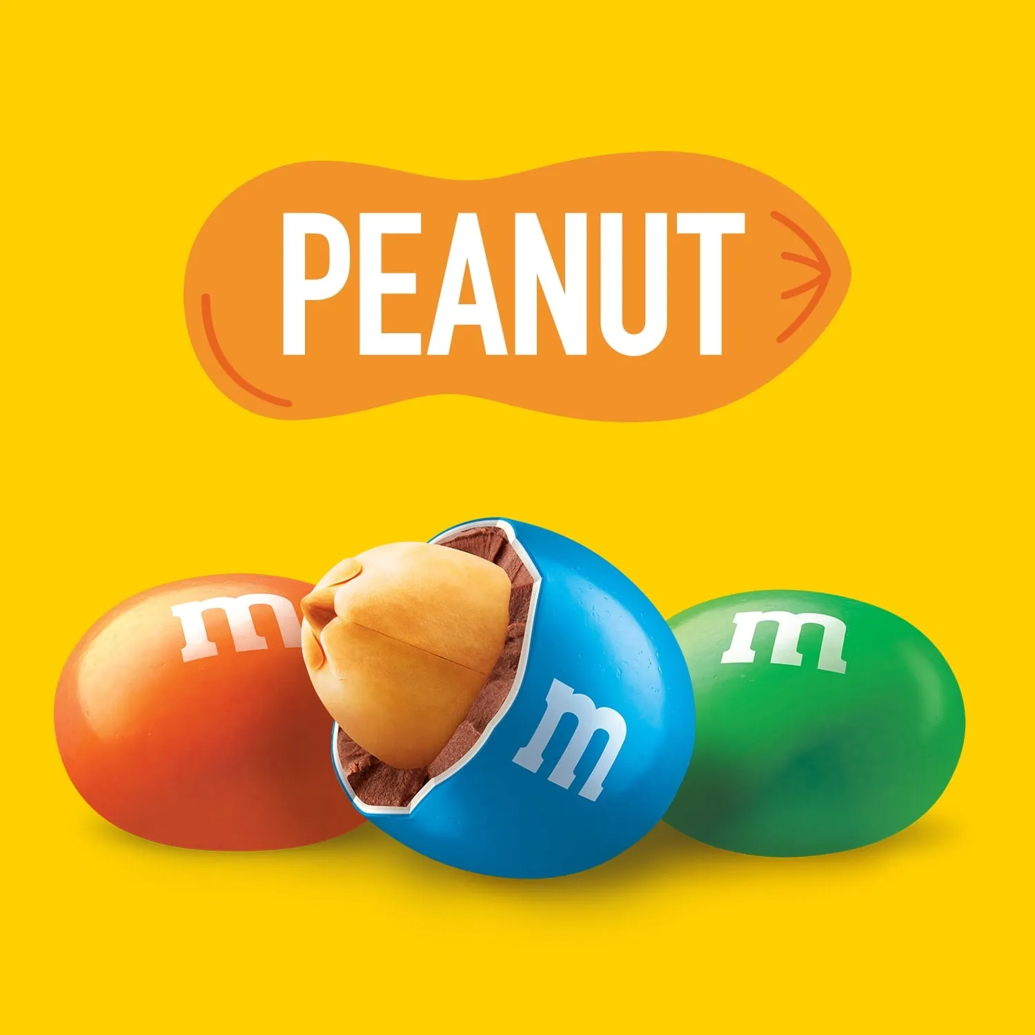 M&M's Peanut Milk Chocolate Candy, Party Size - 38 oz Bag