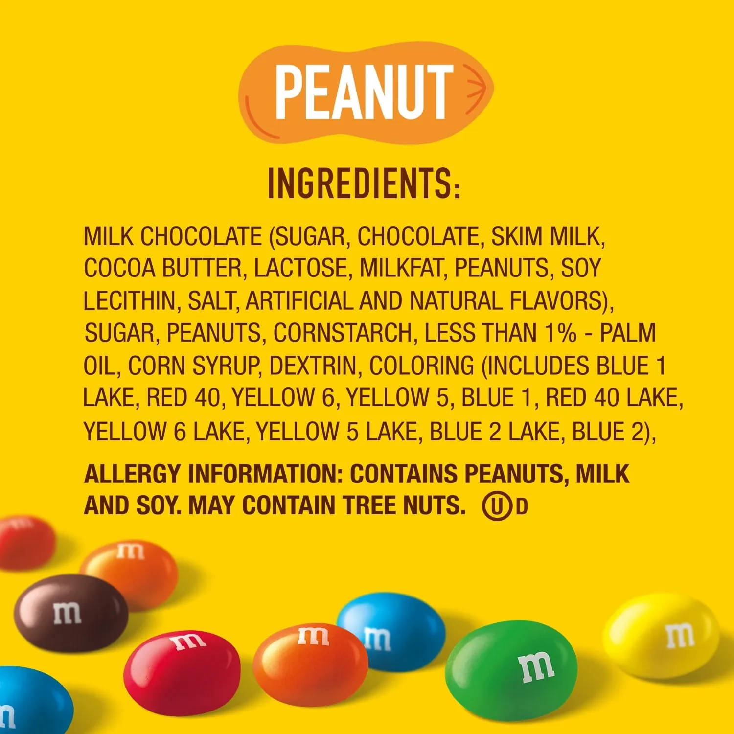 M&M's Peanut Milk Chocolate Candy, Party Size - 38 oz Bag