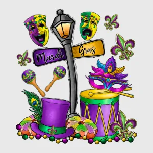 Mardi Gras Party Supplies Transfer