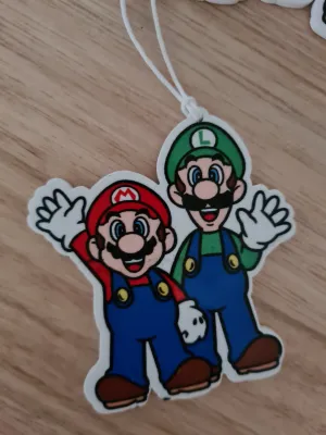 Mario Bros Bag Tag / Mario / Louigi Bros party favours