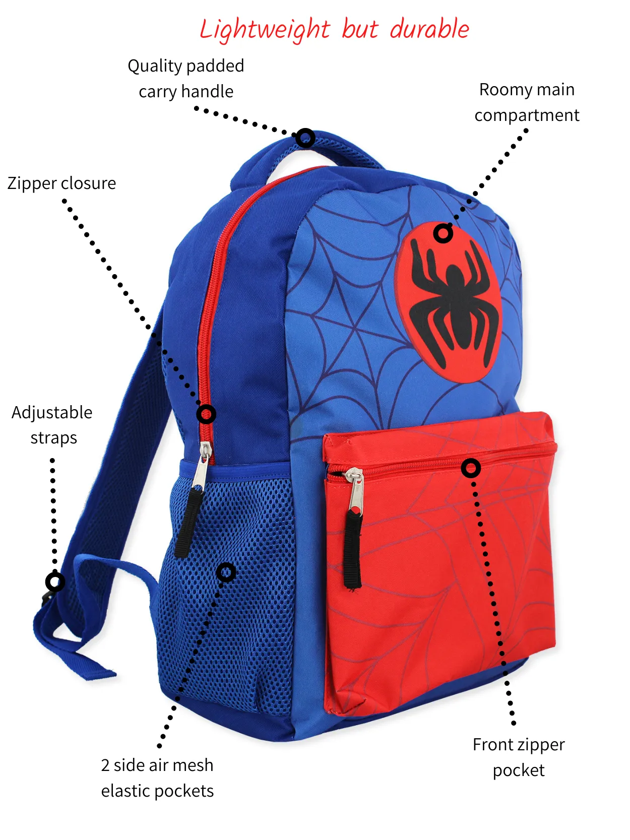Marvel Spider-Man Spidey and Friends 16" School Backpack