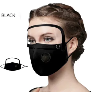 Mask with Clear Eyes Cover