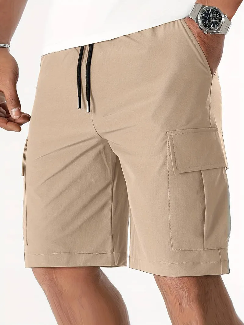 Men's Ethan Cargo Shorts with Multiple Pockets