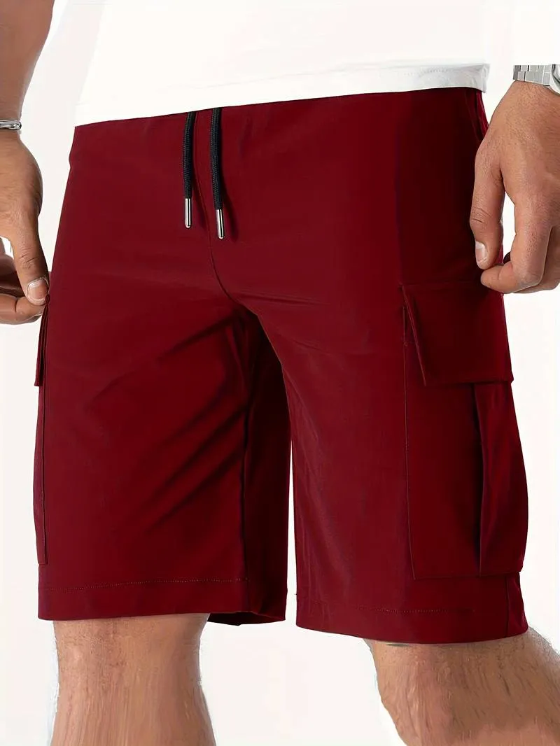 Men's Ethan Cargo Shorts with Multiple Pockets