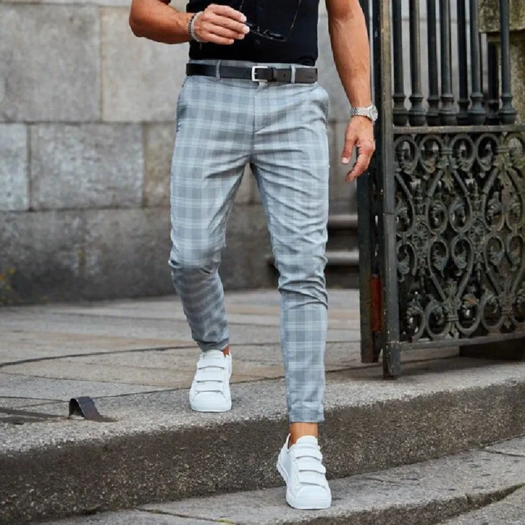 Men's Low Rise Work Chino Pants | Cropped
