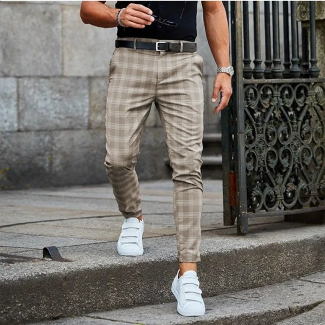 Men's Low Rise Work Chino Pants | Cropped