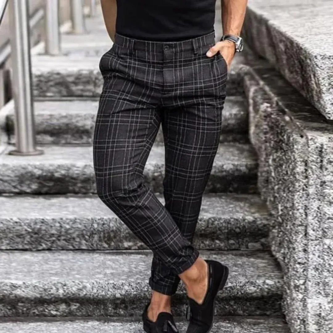 Men's Low Rise Work Chino Pants | Cropped