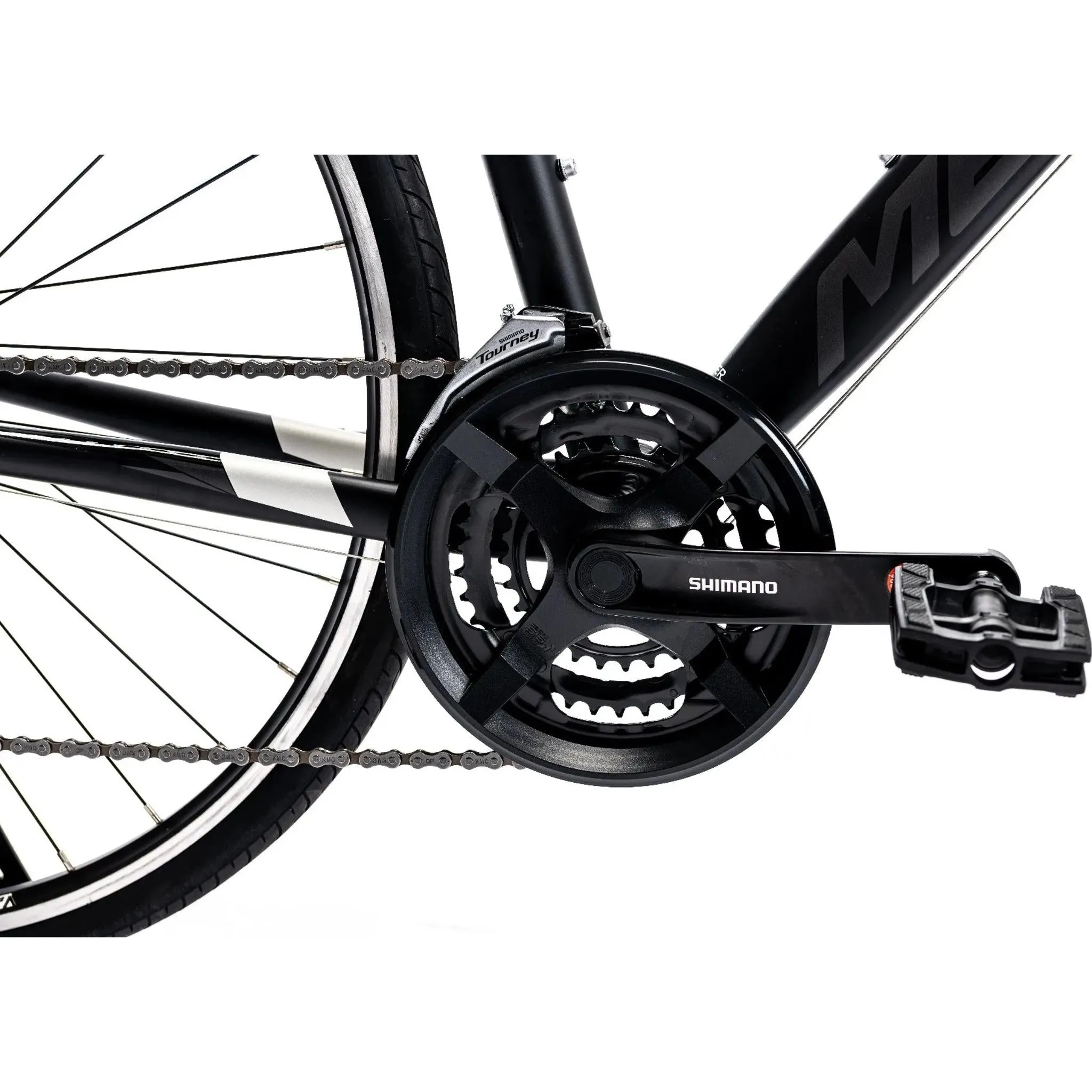 Merida Speeder 10-V Flat Bar Road Bike Matt Black/Silver