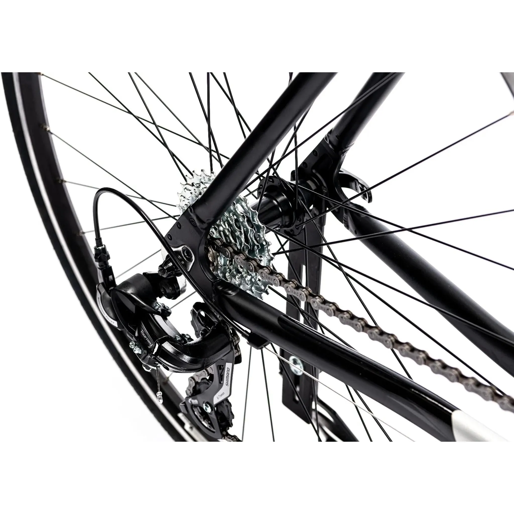 Merida Speeder 10-V Flat Bar Road Bike Matt Black/Silver