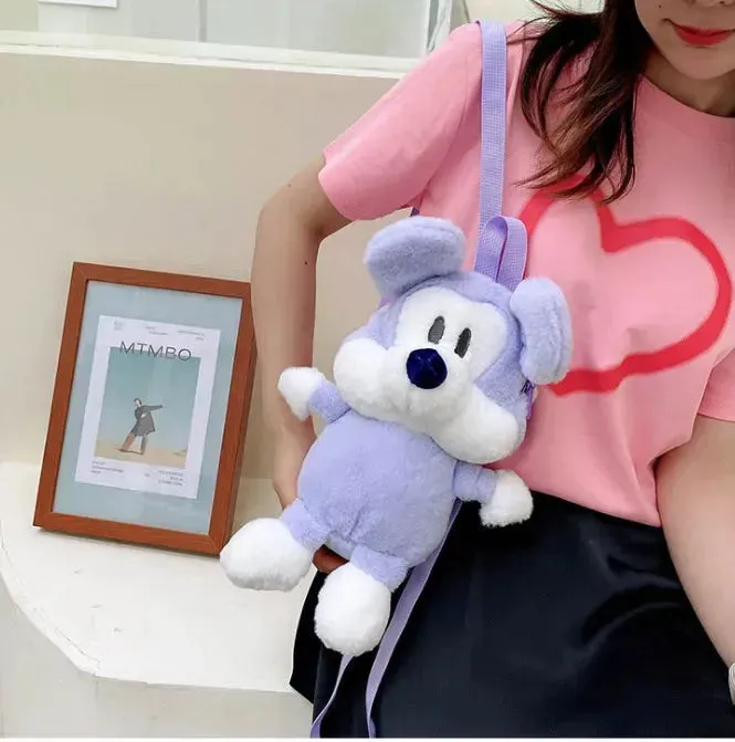 Mickey & Minnie Plush Backpack (35 cm)