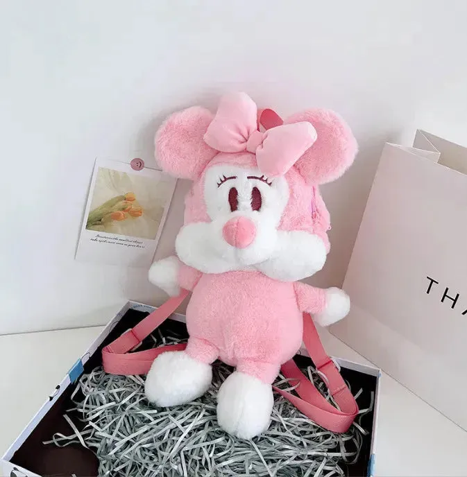 Mickey & Minnie Plush Backpack (35 cm)
