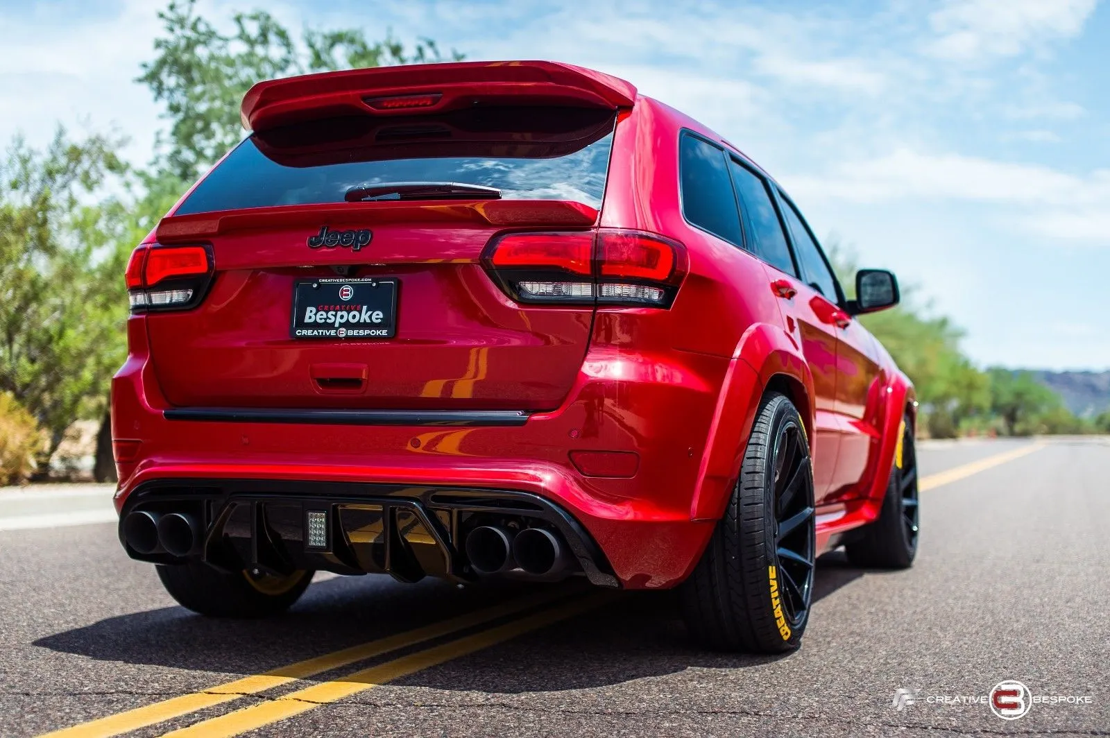 MID Spoiler for Jeep Grand Cherokee WK2 laredo summit srt trackhawk 2011 2018
