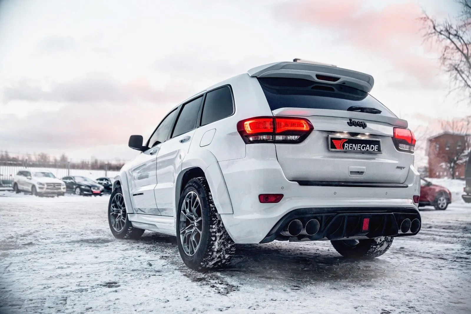 MID Spoiler for Jeep Grand Cherokee WK2 laredo summit srt trackhawk 2011 2018
