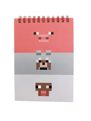 Minecraft - Embossed Upper Wire-bound Book (B) (80 Sheets)