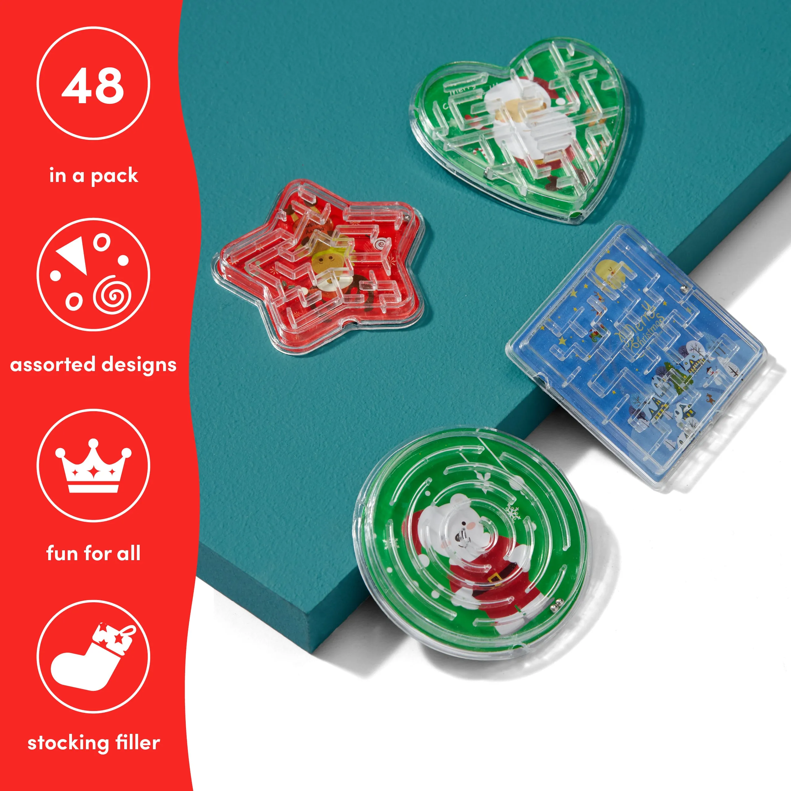 Mini Christmas Maze Puzzles