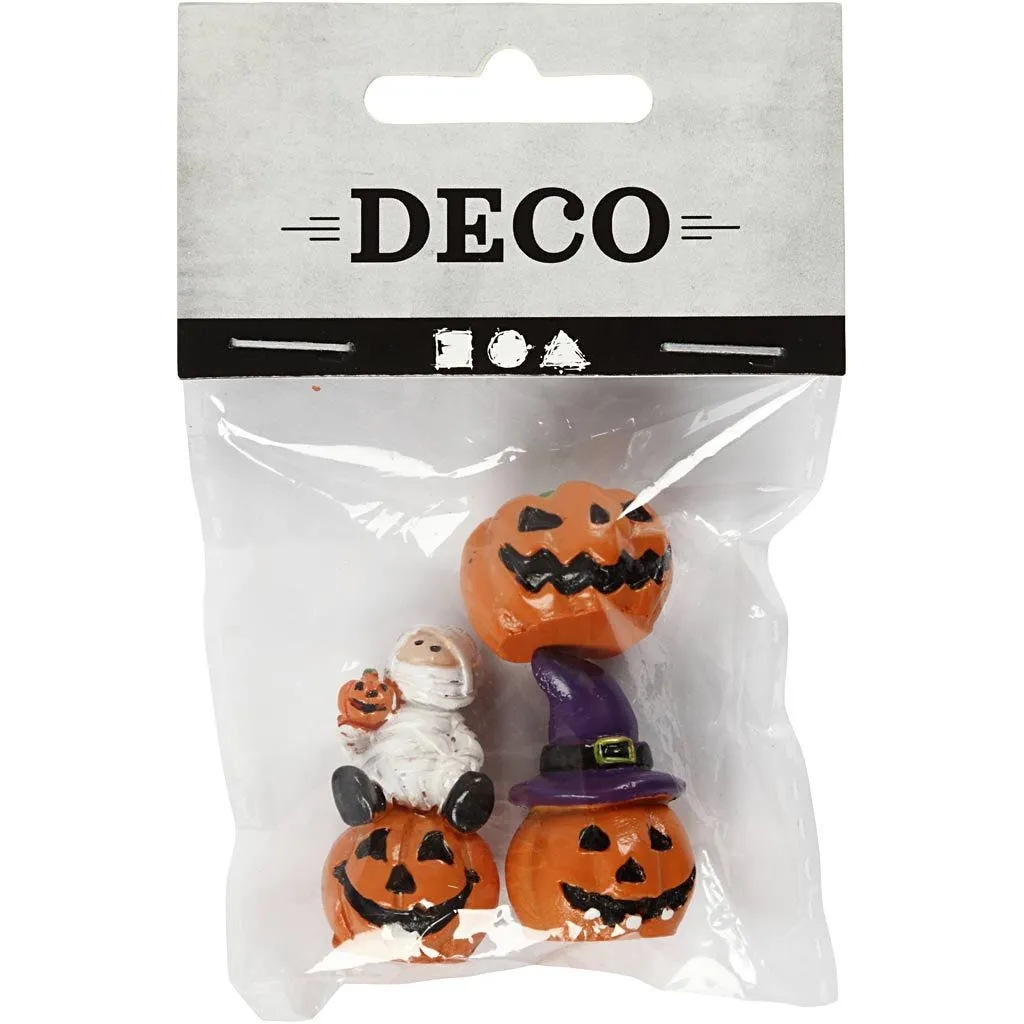 Miniature Halloween Figurines Resin 1.5-3.5cm 2cm 3pc Decorations