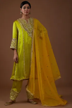 Mist Green Kurta-Salwar & Dupatta