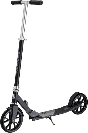 Mongoose Trace 200 Folding Push/Kick Scooter - Black & Grey