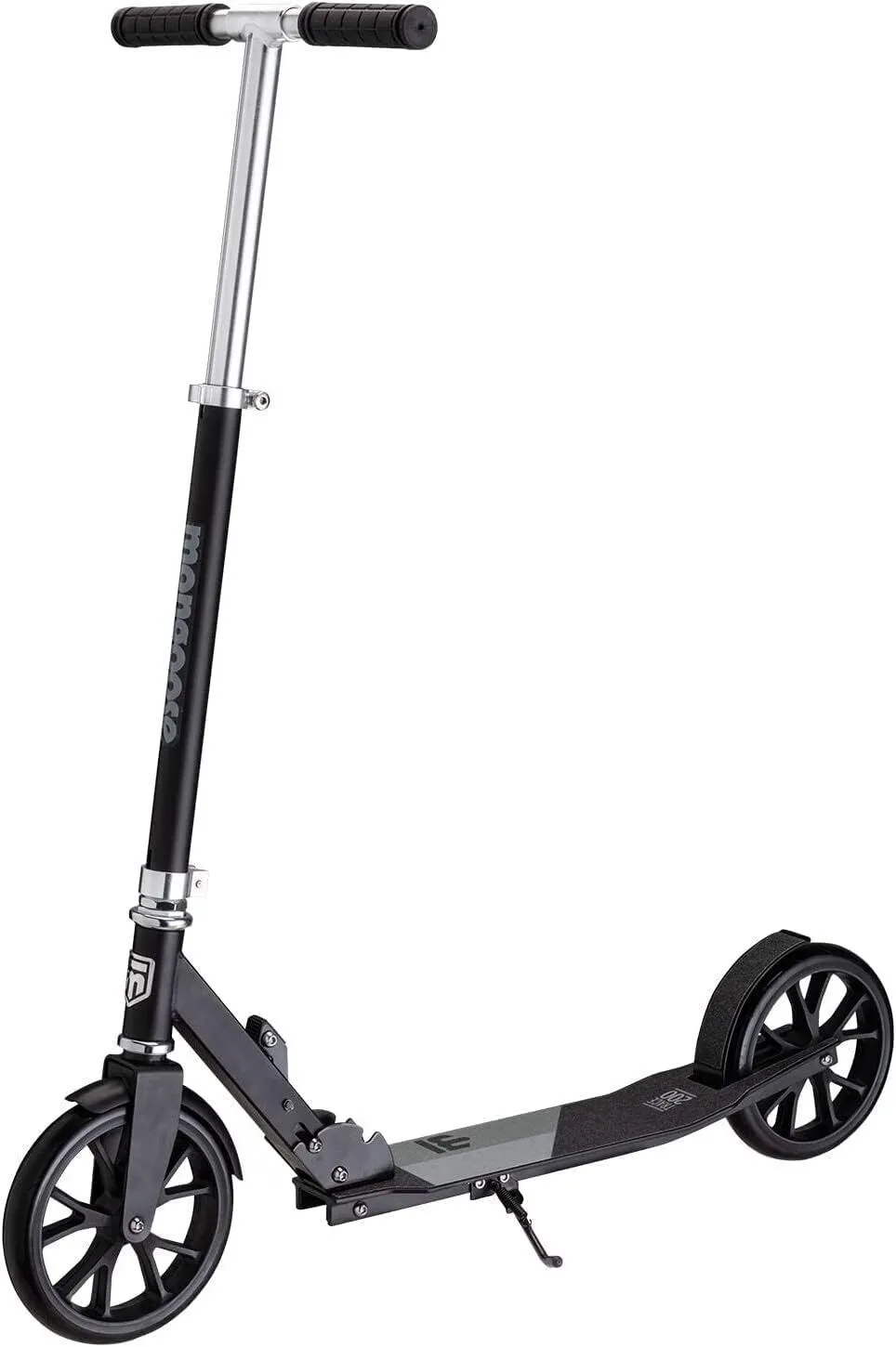 Mongoose Trace 200 Folding Push/Kick Scooter - Black & Grey